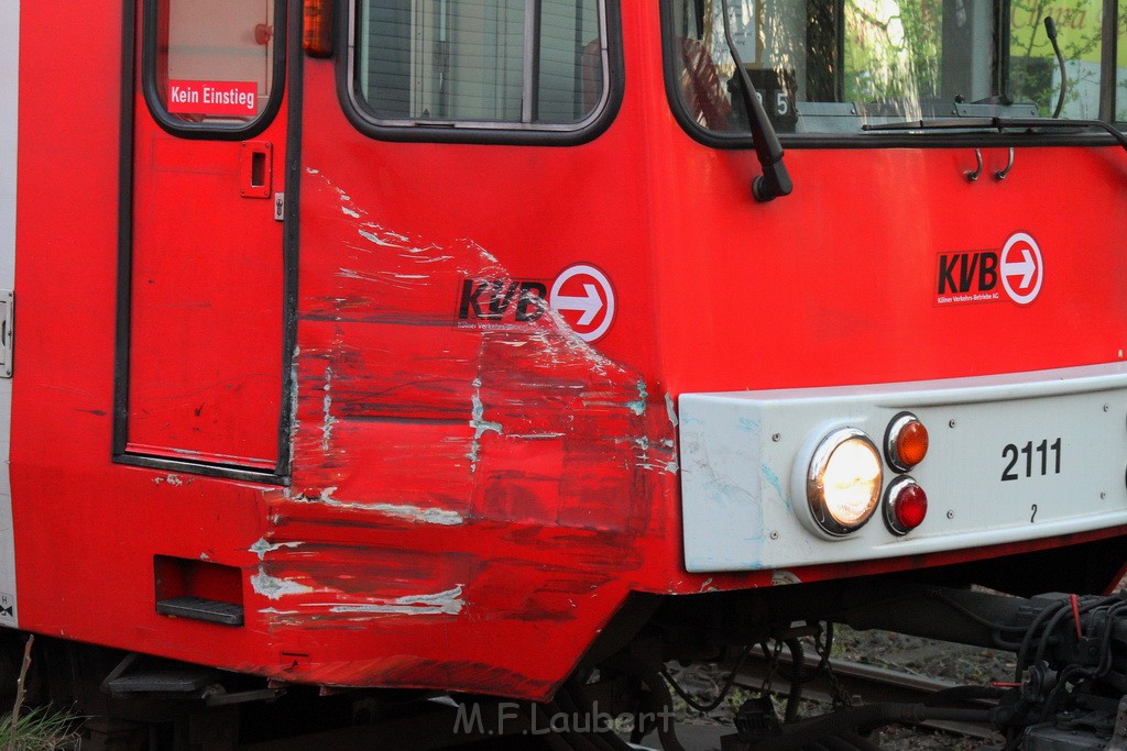 VU Kleintransporter KVB Bahn Koeln Ossendorf Westendstr JK P26.JPG